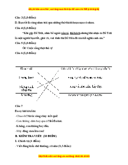 Đề thi giữa kì 1 Tiếng Việt lớp 3 Kết nối tri thức (đề 3)