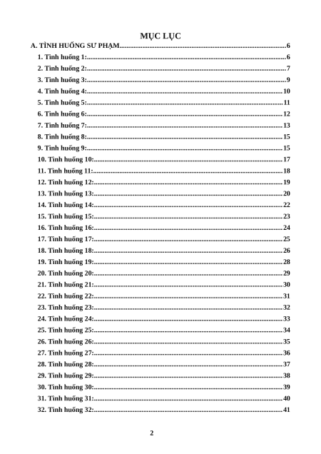 (Ôn thi Viên chức THCS) Tình huống Sư phạm