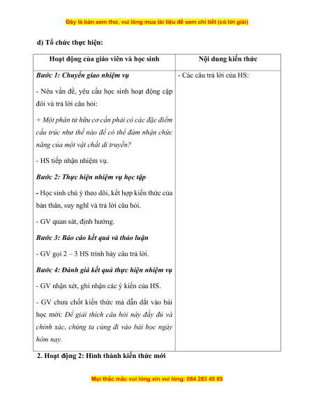 Giáo án Sinh học 12 Kết nối tri thức (năng lực số)