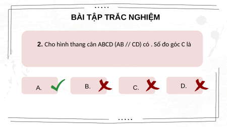 Giáo án điện tử Bài tập cuối chương 3 Toán 8 Chân trời sáng tạo