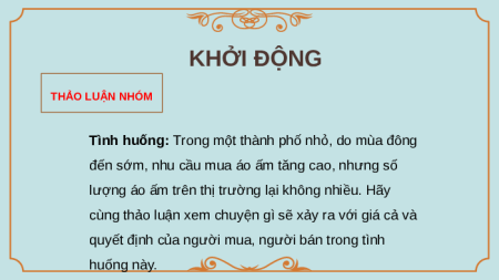 Giáo án Powerpoint Bài 4 KTPL 10 Kết nối tri thức: Cơ chế thị trường