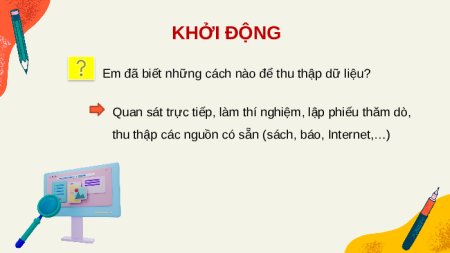 Giáo án điện tử Thu thập và phân loại dữ liệu Toán 8 Chân trời sáng tạo