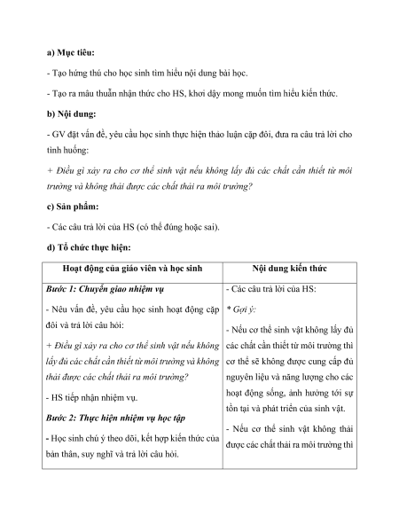 Giáo án Sinh học 11 Kết nối tri thức (năng lực số)