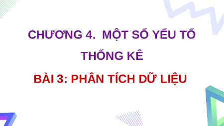 Giáo án điện tử Phân tích dữ liệu Toán 8 Chân trời sáng tạo