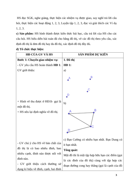 Giáo án chuyên đề Một vài khái niệm cơ bản Toán 11 Kết nối tri thức