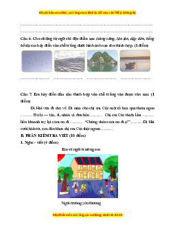 Đề thi giữa kì 1 Tiếng Việt lớp 3 Kết nối tri thức (đề 4)