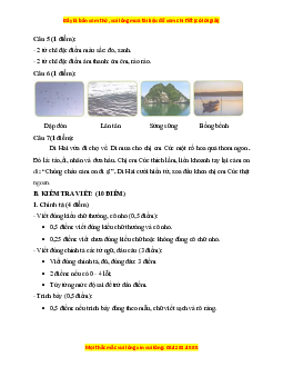 Đề thi giữa kì 1 Tiếng Việt lớp 3 Kết nối tri thức (đề 4)