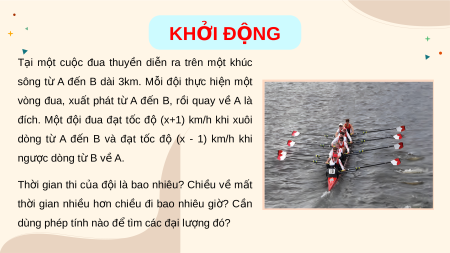 Giáo án điện tử Cộng, trừ phân thức Toán 8 Chân trời sáng tạo