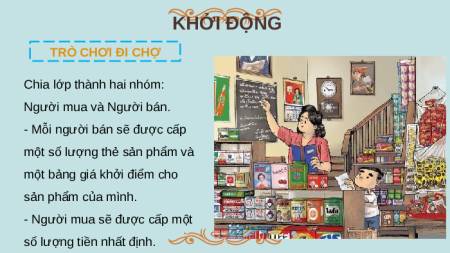 Giáo án Powerpoint Bài 3 KTPL 10 Kết nối tri thức: Thị trường