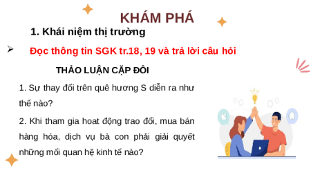 Giáo án Powerpoint Bài 3 KTPL 10 Kết nối tri thức: Thị trường