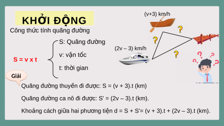 Giáo án điện tử Các phép toán với đa thức nhiều biến Toán 8 Chân trời sáng tạo