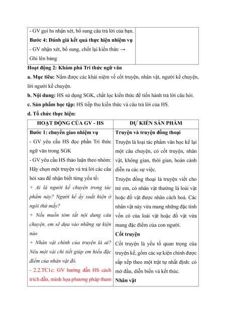 Giáo án + PPT Văn 6 (đồng bộ sách mới)