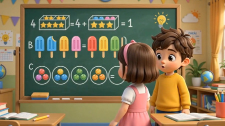 Video AI khởi động Toán lớp 3 Bài 6: Bảng nhân 4, bảng chia 4 (Tiết 1)