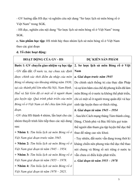 Giáo án Bóng rổ 10 Kết nối tri thức (năng lực số)