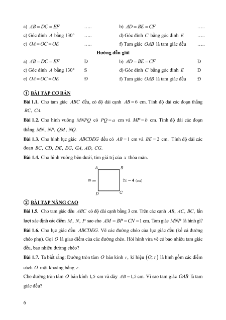 500+ Bài tập chọn lọc Toán 6 Học kì 2