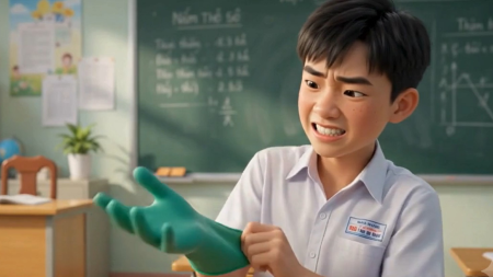 Video AI khởi động Toán 12 Độ dài gang tay (gang tay của bạn dài bao nhiêu?)