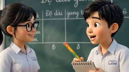 Video AI khởi động Toán 12 Độ dài gang tay (gang tay của bạn dài bao nhiêu?)