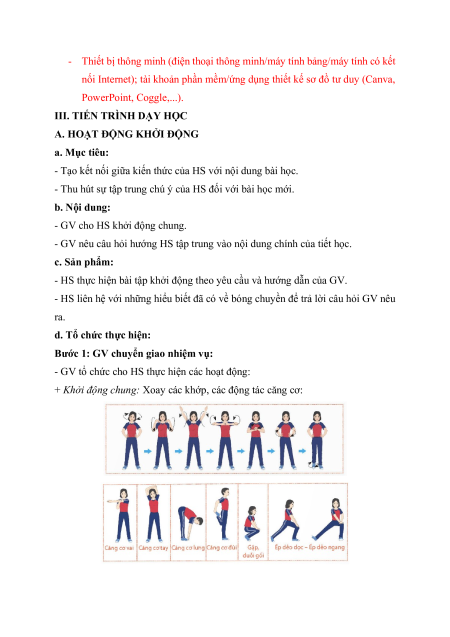 Giáo án Giáo dục thể chất 11 Kết nối tri thức (năng lực số)