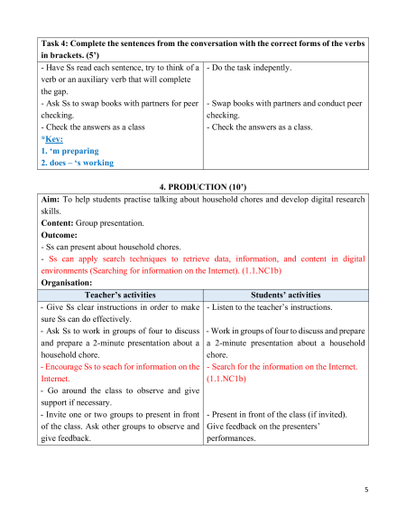 Giáo án Tiếng Anh 10 Global success (năng lực số)