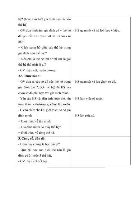 Giáo án Tự nhiên xã hội lớp 2 (sách mới) | Giáo án Tự nhiên và xã hội lớp 2