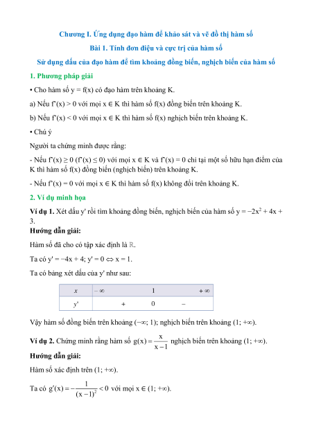 76 dạng bài tập Toán 12 (có lời giải)