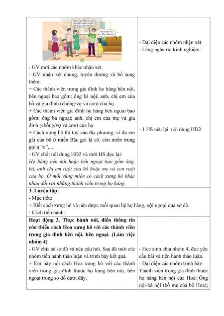 Giáo án Tự nhiên xã hội lớp 3 (sách mới) | Giáo án Tự nhiên và xã hội lớp 3