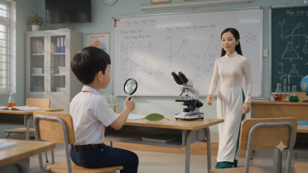 Video AI khởi động Vật lí 6 (KHTN 6) Bài 4: Sử dụng kính hiển vi quang học