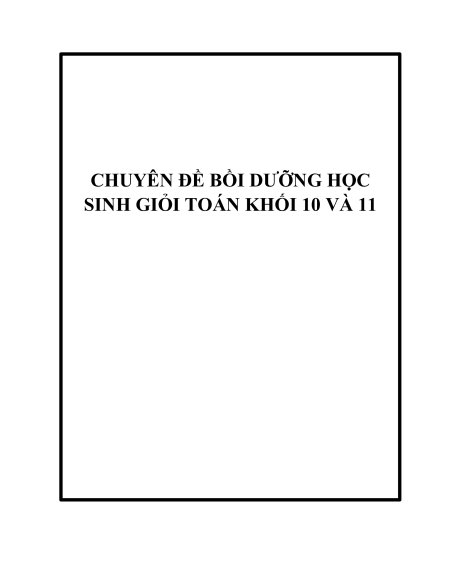Tài liệu ôn thi Viên chức THPT Toán