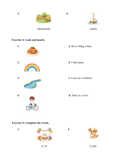 5 Đề kiểm tra Giữa kì 1 Tiếng Anh lớp 2 Global Success (có file nghe)