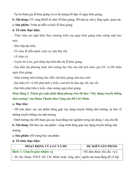 Giáo án Hoạt động trải nghiệm 9 Kết nối tri thức (năng lực số)