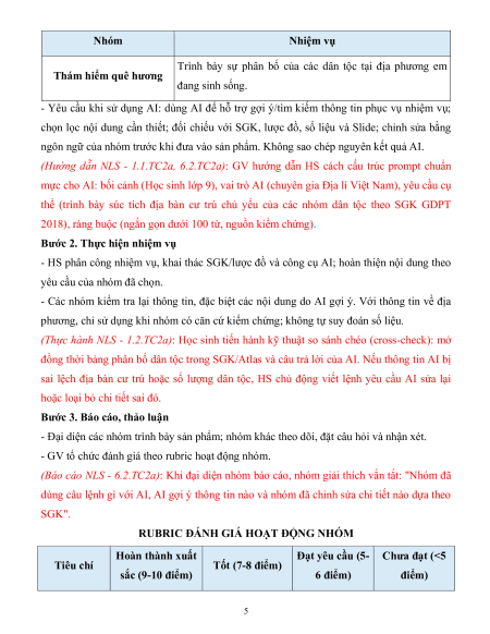 Giáo án Địa lí 9 Kết nối tri thức (năng lực số)