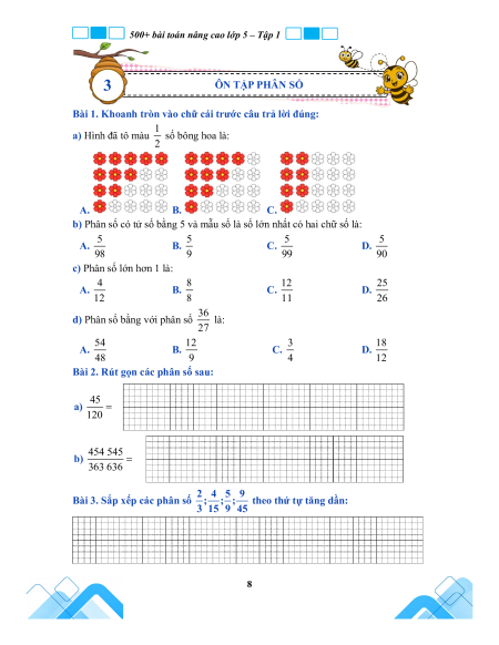 500+ Bài toán nâng cao lớp 5