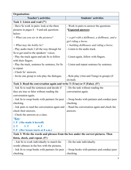 Giáo án Tiếng Anh 7 Global success (năng lực số)