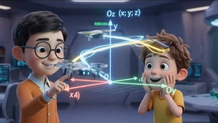 Video AI khởi động Toán 12 Bài 8: Biểu thức toạ độ của các phép toán vectơ