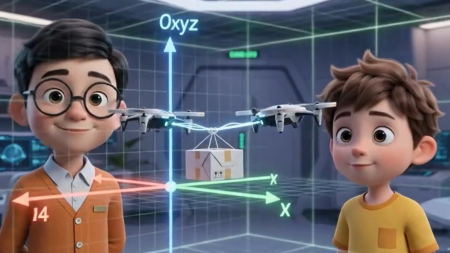 Video AI khởi động Toán 12 Bài 8: Biểu thức toạ độ của các phép toán vectơ