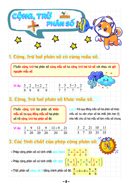 Takenote Toán lớp 5