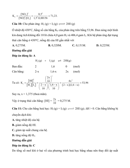 Các dạng bài tập Hóa học 11 (có lời giải)