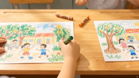 Video AI khởi động Mĩ thuật lớp 1