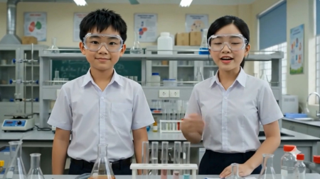 Video AI khởi động Vật lí 6 (KHTN 6) Bài 2: An toàn trong phòng thực hành
