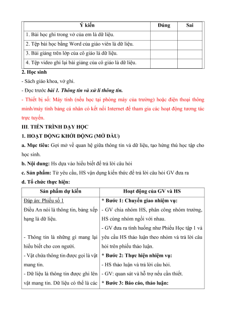 Giáo án Tin học 10 Kết nối tri thức (năng lực số)