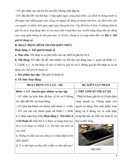 Giáo án Tin học 9 Kết nối tri thức (năng lực số)