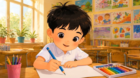Video AI khởi động Mĩ thuật lớp 3