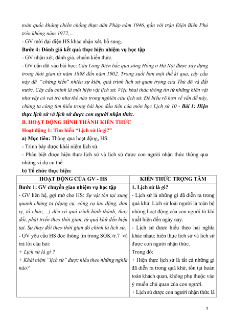 Giáo án Lịch sử 10 Kết nối tri thức (năng lực số)