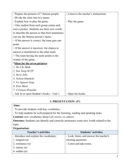 Giáo án Tiếng Anh 12 Global success (năng lực số)