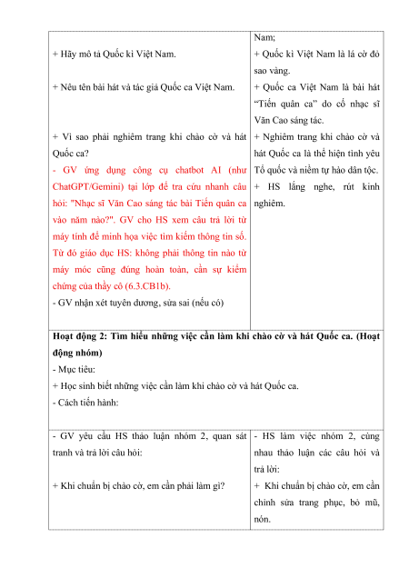 Giáo án Đạo đức lớp 3 (sách mới)