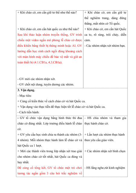 Giáo án Đạo đức lớp 3 (sách mới)