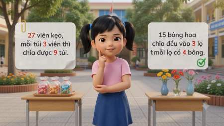 Video AI khởi động Toán lớp 3 Bài 5: Bảng nhân 3, bảng chia 3 (Tiết 2)