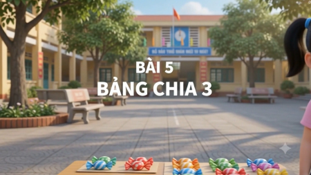Video AI khởi động Toán lớp 3 Bài 5: Bảng nhân 3, bảng chia 3 (Tiết 2)