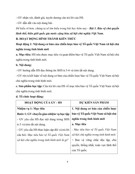 Giáo án GDQP 11 Kết nối tri thức (năng lực số)