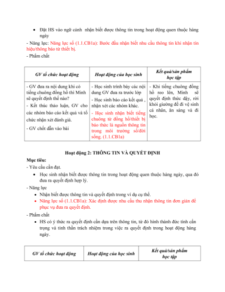 Giáo án Tin học lớp 3 Kết nối tri thức (năng lực số)